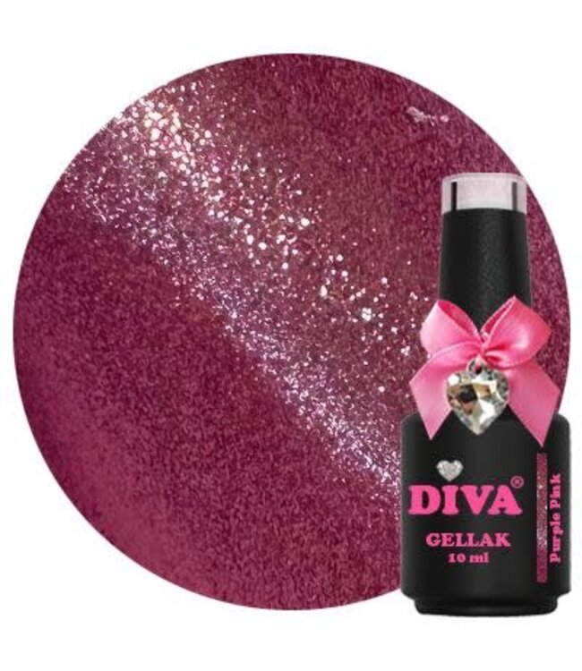 381 Gellak Cat Eye Purple Pink 10 ml.