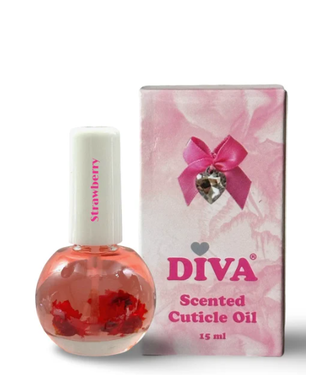 Diva Scented Cuticle Oil Strawberry 15 ml.