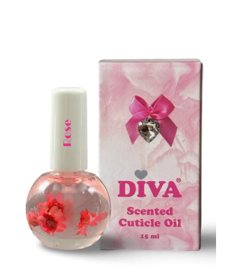 Diva Scented Cuticle Oil Rose 15 ml.