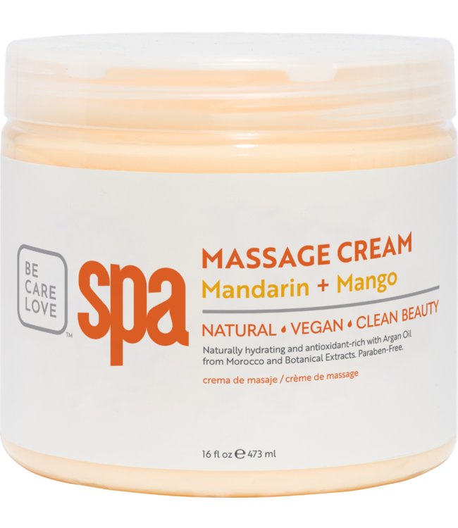 BCL SPA Massage Cream Mandarin + Mango 473 ml.