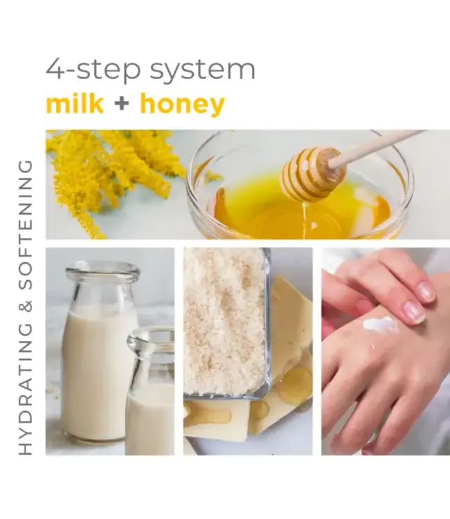 BCL SPA Starter Kit Milk + Honey 4-step