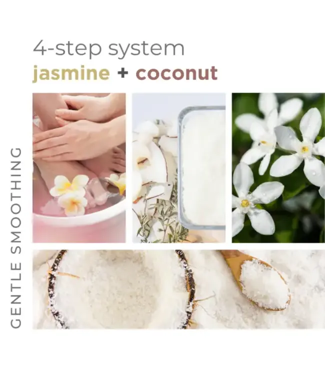 BCL SPA Starter Kit Jasmine Coconut 4-step