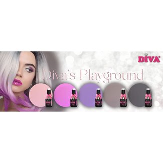 Diva Set Gellak Diva's Playground 5 st. 10 ml.