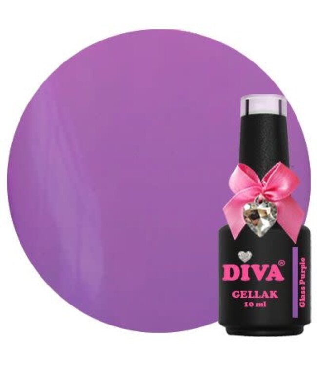 Diva 322 Gellak Glass Purple 10 ml.