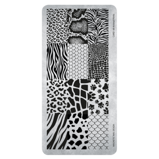 Magnetic Stempelplaat 69 Animal Prints