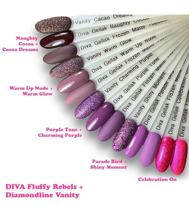 Set Gellak Fluffy Rebels 5 st. 10 ml.