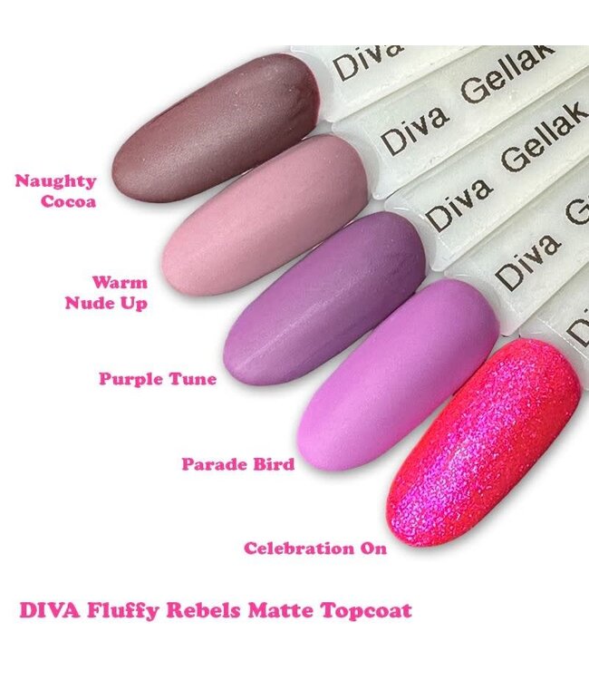 Set Gellak Fluffy Rebels 5 st. 10 ml.