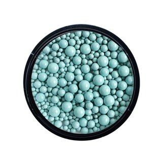 Urban Nails Mixed Size Metal Beads 02 Lake Blue