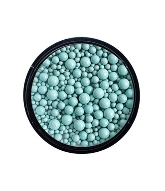 Urban Nails Mixed Size Metal Beads 02 Lake Blue