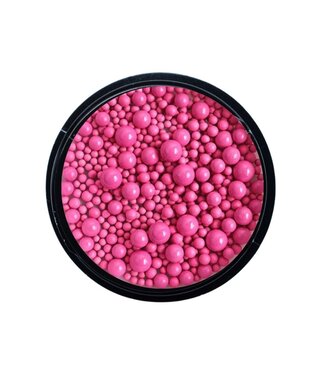 Urban Nails Mixed Size Metal Beads 05 Rose Red