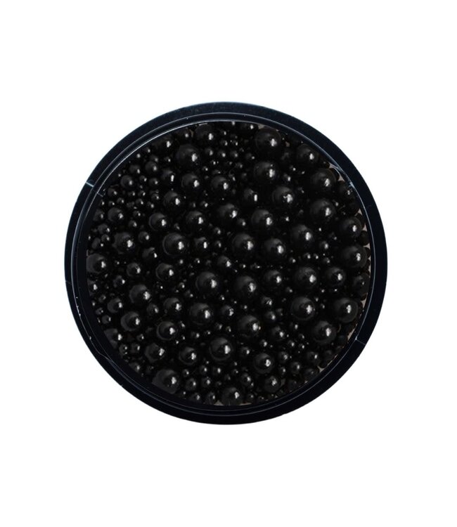 Mixed Size Metal Beads 13 Black