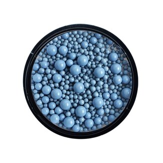 Urban Nails Mixed Size Metal Beads 07 Light Blue