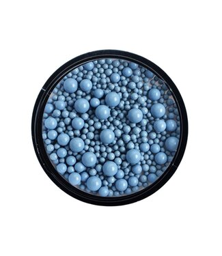 Urban Nails Mixed Size Metal Beads 07 Light Blue