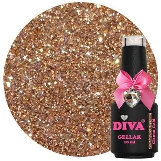 Diva 403 Gellak Glamm Gold 10 ml.