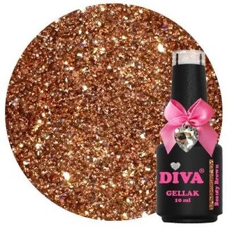 Diva 406 Gellak Beauty Brown 10 ml.