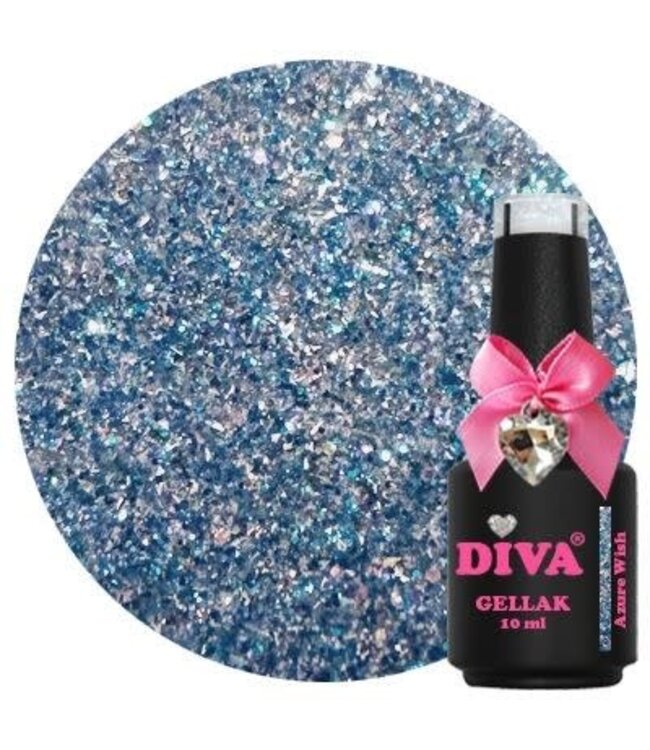 Diva 408 Gellak Azure Wish 10 ml.