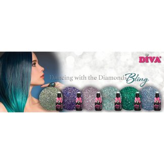 Diva Set Gellak Dancing with the Diamonds Bling 6 st. 10 ml.