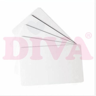 Diva Show Cards PVC Wit 25 stuks