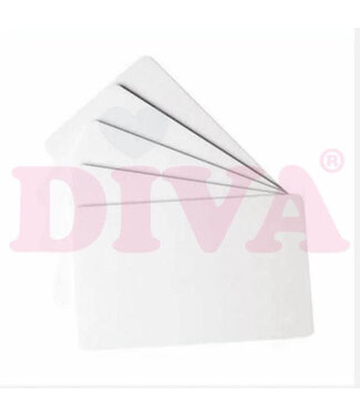 Diva Show Cards PVC Wit 25 stuks