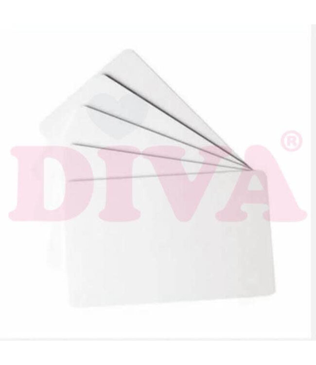 Show Cards PVC Wit 25 stuks