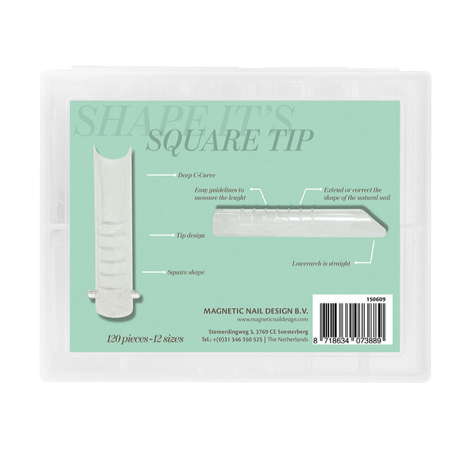 Shape It's - Square Tip 120 st.