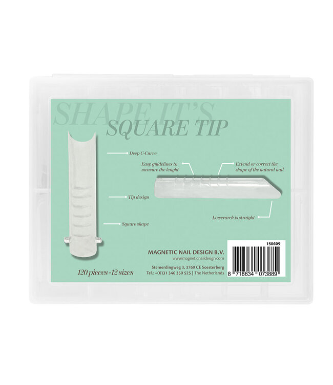 Shape It's - Square Tip 120 st.