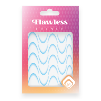 Magnetic Flawless French Sticker - Blue