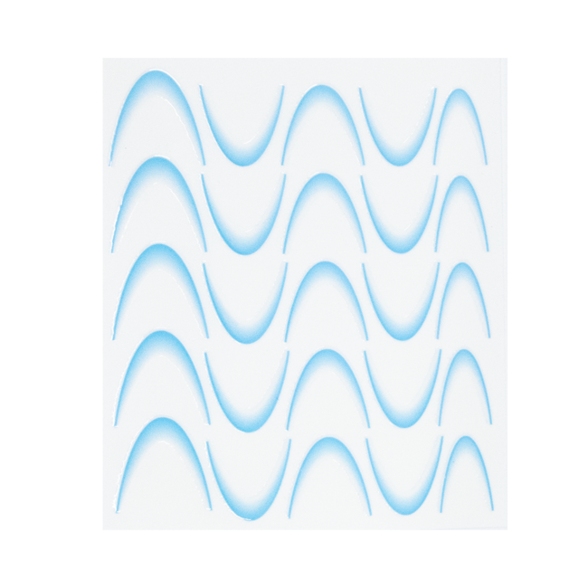 Flawless French Sticker - Blue