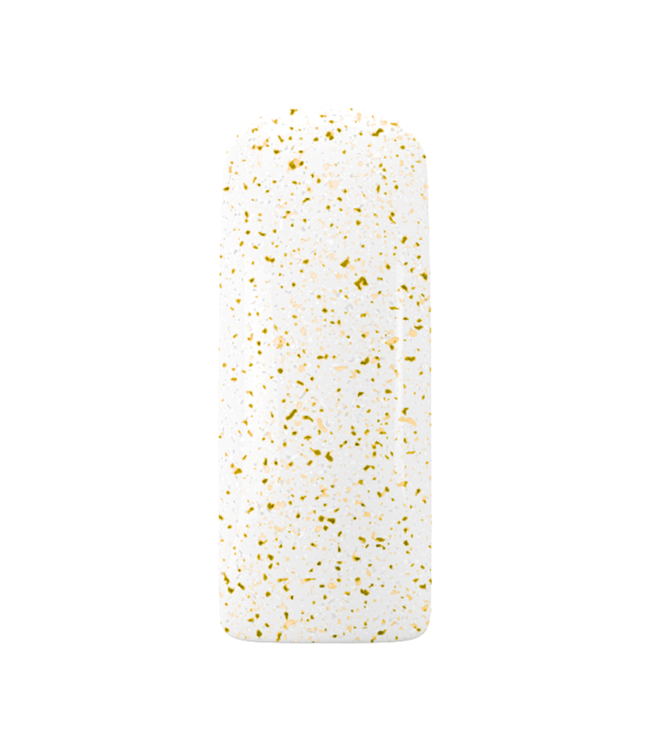 Matte Flakes Gold Top Gel 15 ml.