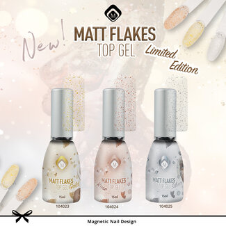Magnetic Set Matte Flakes Topgels
