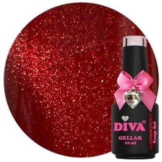 Diva 419 Gellak Cat Eye Rouge Red 10 ml.