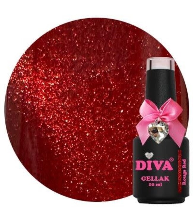 Diva 419 Gellak Cat Eye Rouge Red 10 ml.