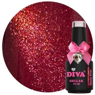 Diva 422 Gellak Cat Eye Cherry Fever 10 ml.
