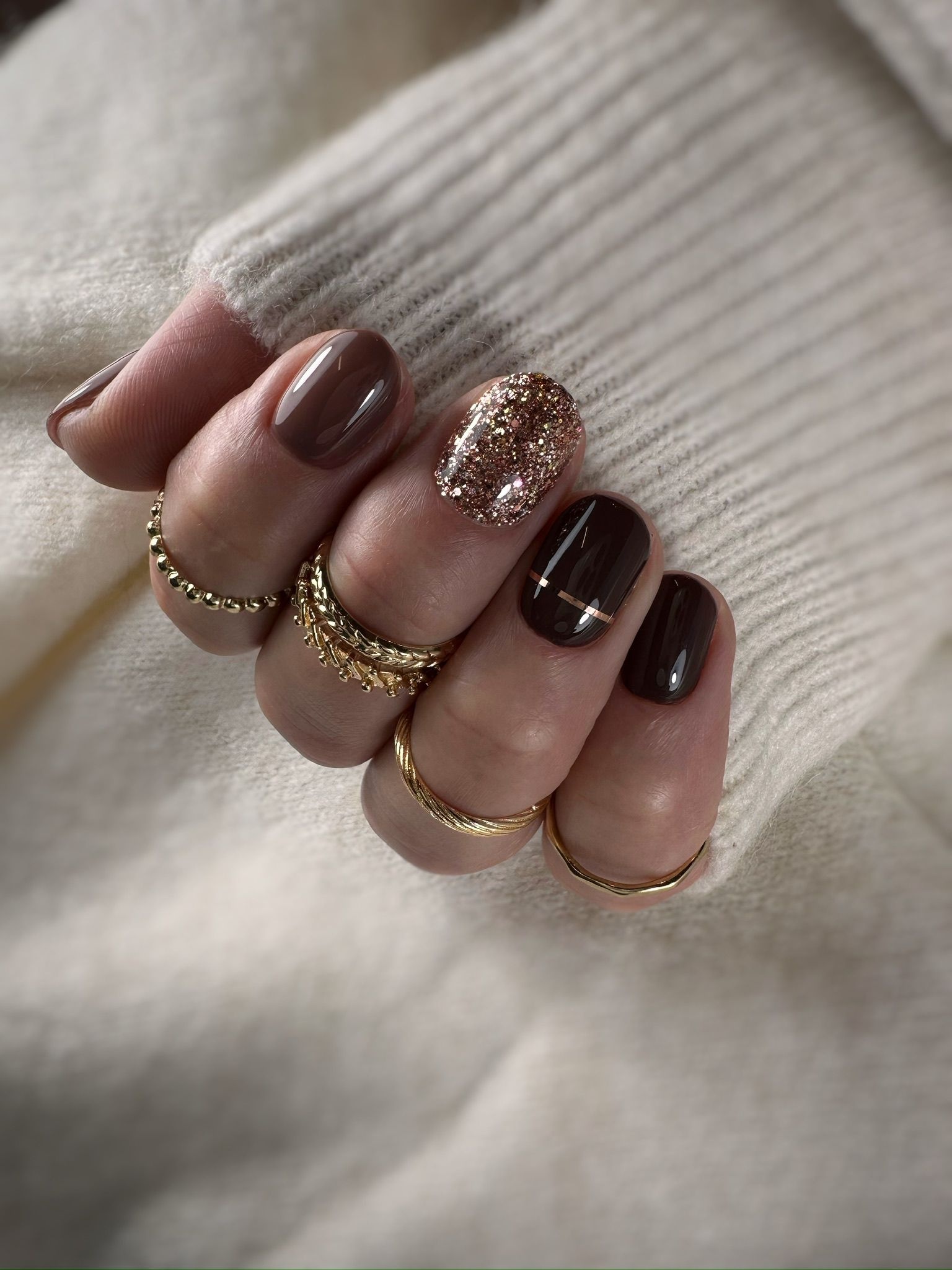 Glitter Nagels