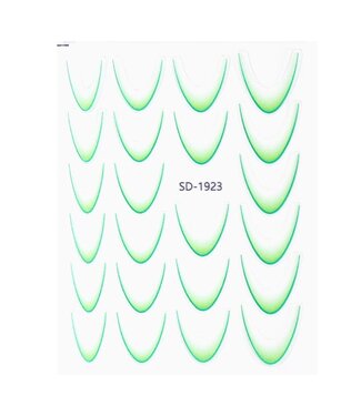 Urban Nails Nail Art Sticker III - 01 Ombre Groen