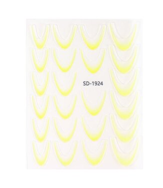 Urban Nails Nail Art Sticker III - 02 Ombre Geel