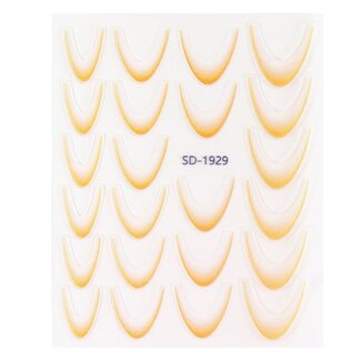 Urban Nails Nail Art Sticker III - 07 Ombre Oranje
