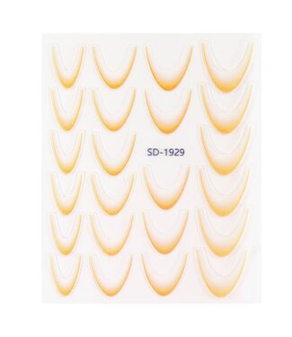 Urban Nails Nail Art Sticker III - 07 Ombre Oranje