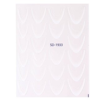 Urban Nails Nail Art Sticker III - 11 Ombre Wit