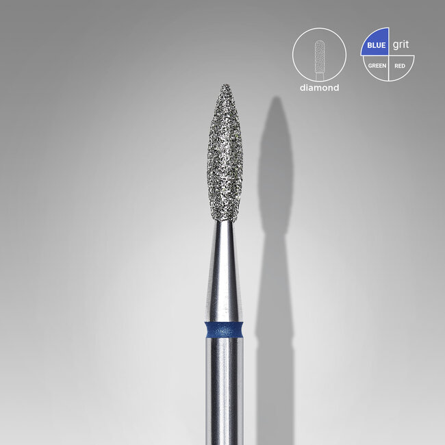 Diamond Bit Pointed Flame medium 2,1 x 8 mm