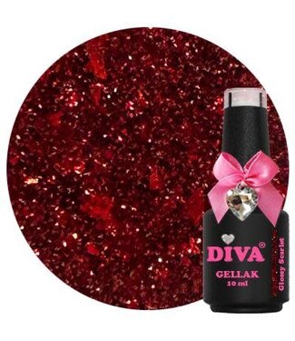 Diva 105 Gellak Glossy Scarlet 10 ml.