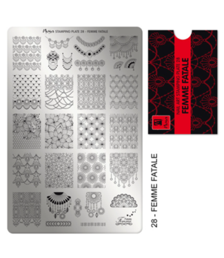 Moyra Stempelplaat 28 Femme Fatale