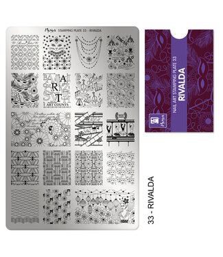 Moyra Stempelplaat 33 Rivalda