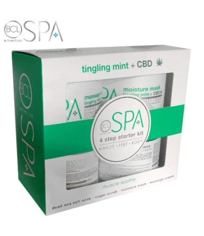 BCL SPA Starter Kit Mint + CBD 4-step