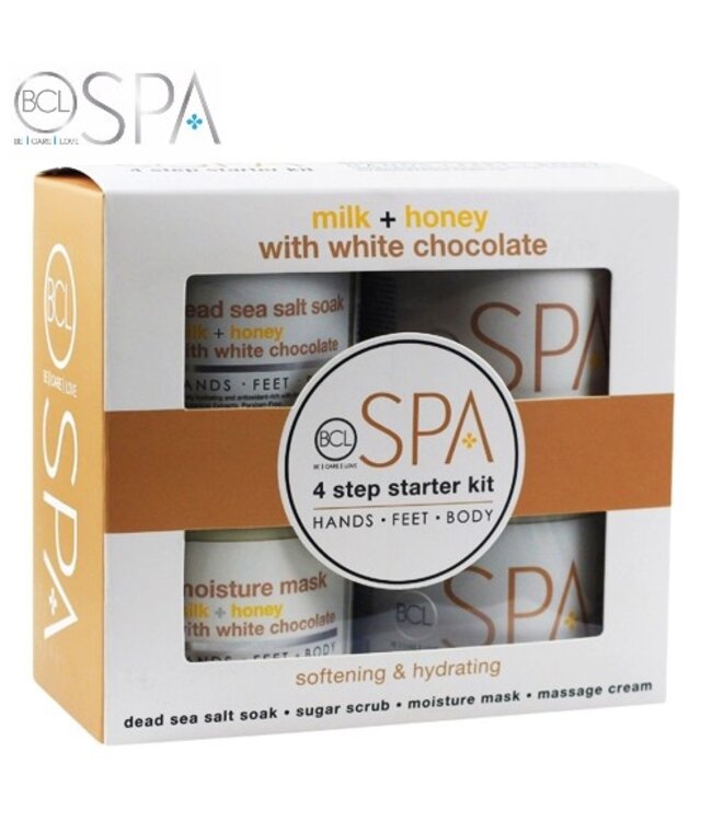 BCL SPA Starter Kit Milk + Honey 4-step