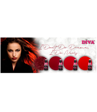 Diva Set Gellak I Don't do Drama, I do Nails 4 st. 10 ml.