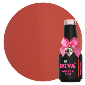 Diva 184 Gellak Sunny Peach 10 ml.