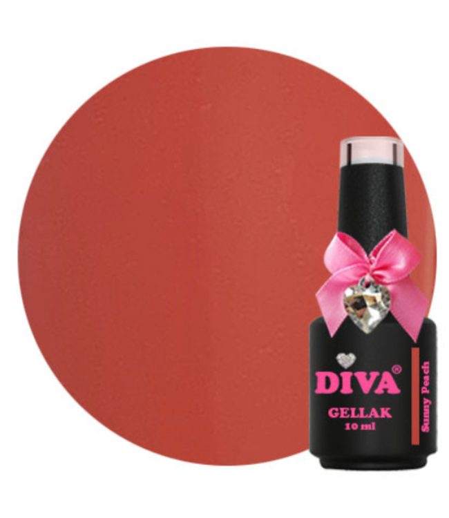 Diva 184 Gellak Sunny Peach 10 ml.