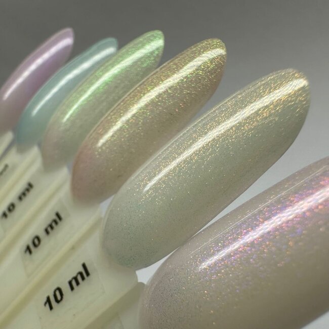 Set Gellak Glitter Glass 6 st. 10 ml.
