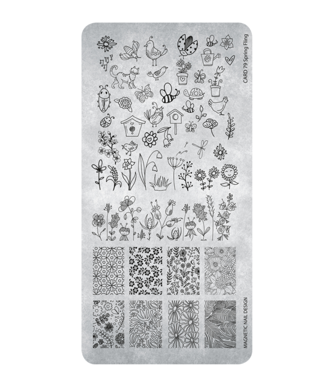 Stempelplaat 79 Spring Fling